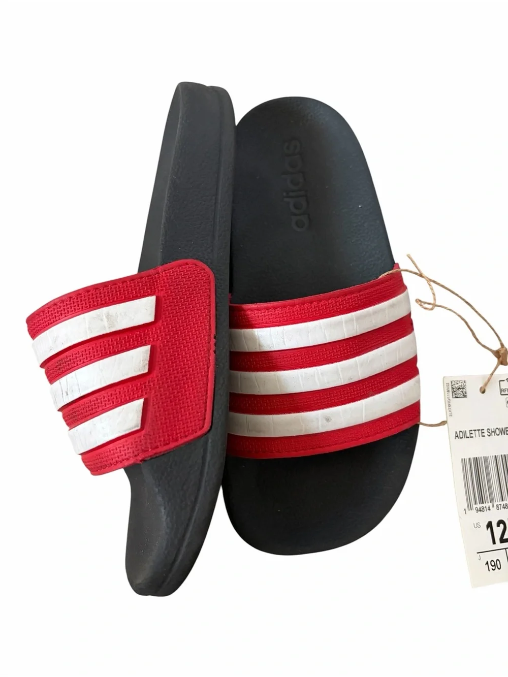 Adidas unisex-child ADILETTE SHOWER K Slide Sandal size 12K